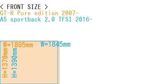 #GT-R Pure edition 2007- + A5 sportback 2.0 TFSI 2016-